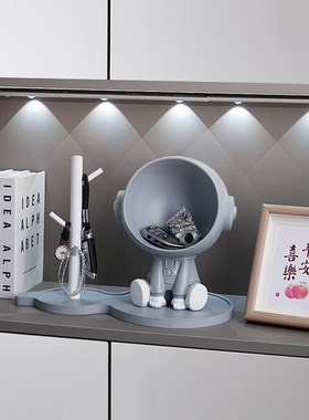 宇航员玄关钥匙收纳摆件入户进门鞋柜儿童房家居装饰乔迁新居礼品