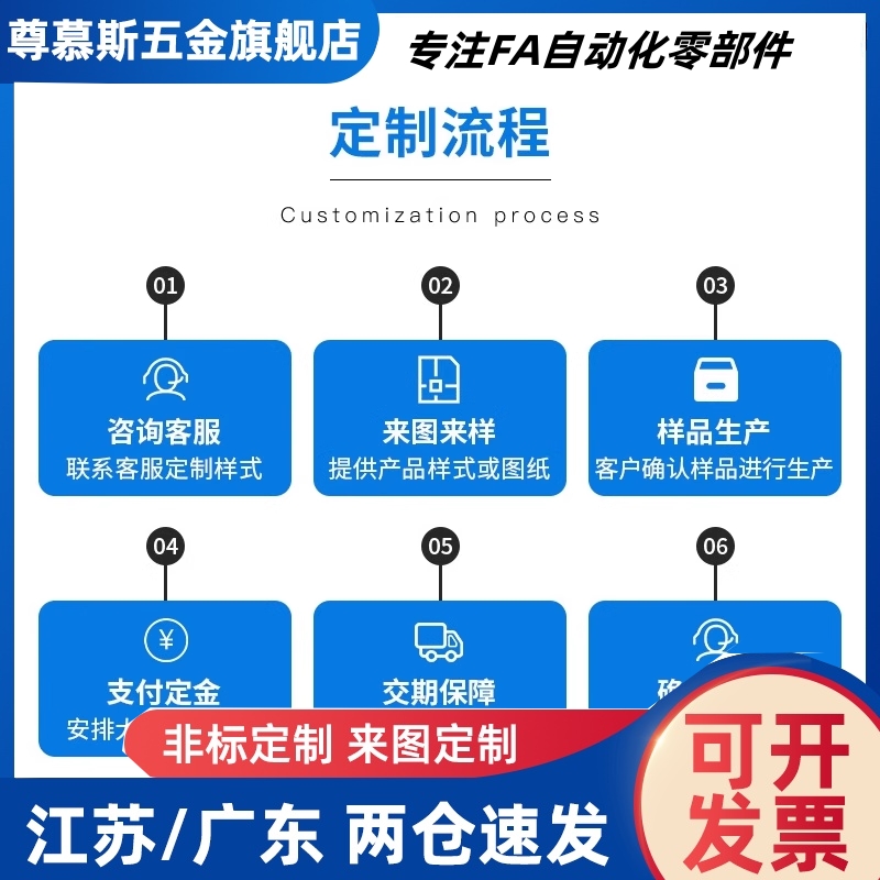 尚隆精密滚珠丝杠支架座TSPA/SPAF-6 8 10 12 15 20 25 - 图3