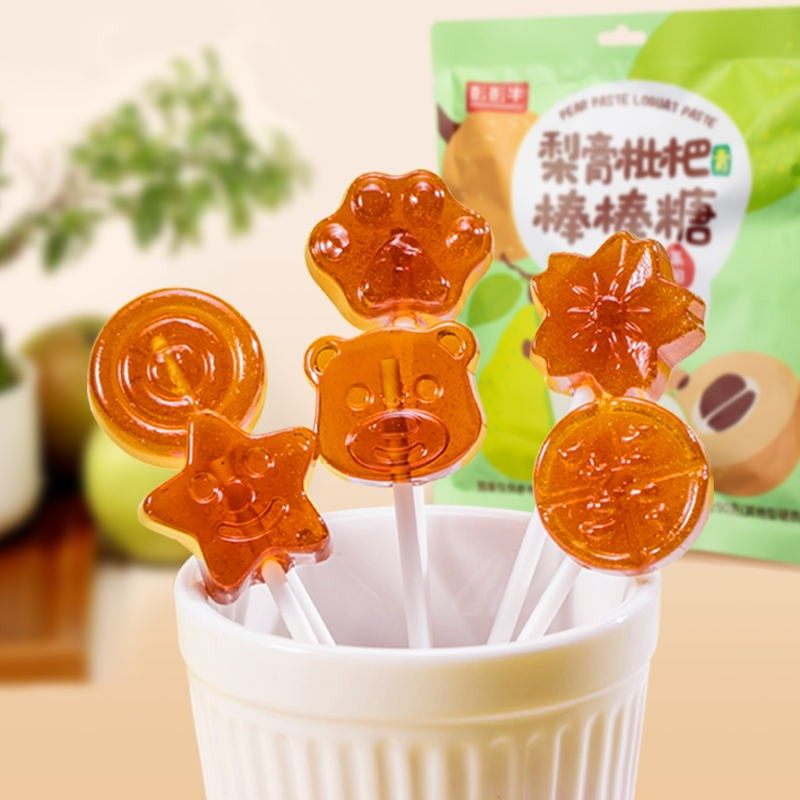 【配料表主要是秋梨膏】梨膏棒棒糖90g/袋不含防腐剂小孩放心吃DF,淘宝优惠券,粉丝福利购,淘宝优惠卷
