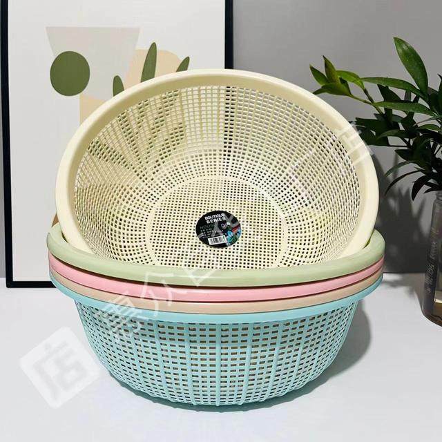 【拍一发五】30cm洗菜篮清洗沥水篮生活耐用多功能筐【颜色随机】,淘宝优惠券,粉丝福利购,淘宝优惠卷