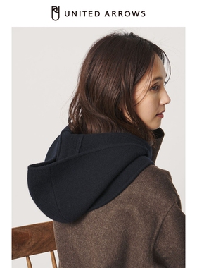 UNITED ARROWS 2026秋新品女装甜美带帽三角披肩17366000007