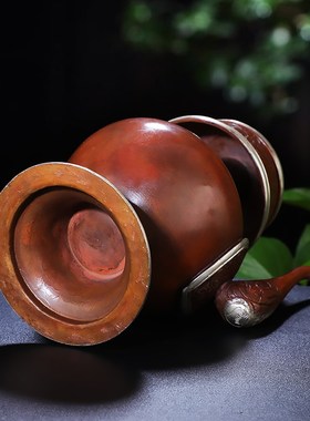 贲巴壶纯铜尼泊尔工艺雕花文巴壶密宗佛前供奉摆件水壶净水瓶大小