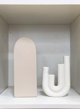 现代简约样板间客厅摆件软装饰品组合书房书柜花瓶工艺品相框摆设