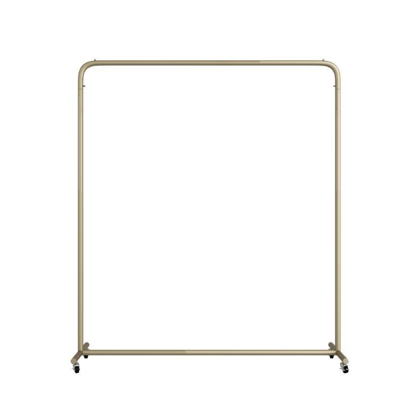 金色服装展示架陈列男女装童装衣架滑轮阳台裤子衣架落地立式商铺,淘宝优惠券,粉丝福利购,淘宝优惠卷