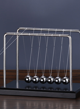 7球牛顿摆球物理金属非永动仪家居装饰品办公室桌面客厅减压摆件