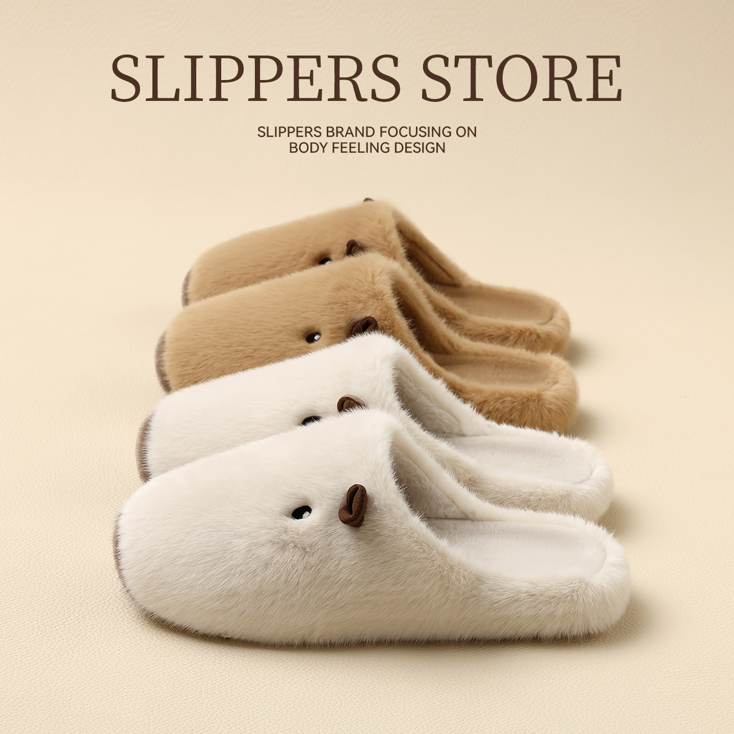 焦往卡皮巴拉毛绒棉拖鞋女冬季2026新款室内保暖居家情侣毛毛拖鞋,淘宝优惠券,粉丝福利购,淘宝优惠卷
