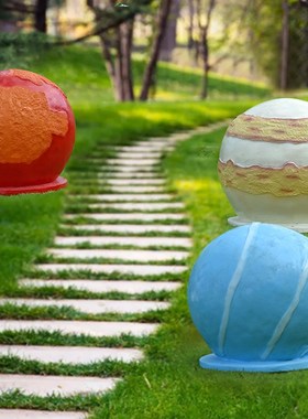 星球八大行星模型地球月球灯网红玻璃钢雕塑摆件酒馆中秋节装饰品