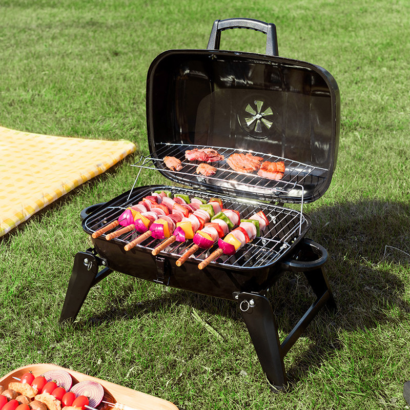 防风手提式烧烤炉户外烧烤炉便携式家用商用烧烤架炉具炉子围炉,淘宝优惠券,粉丝福利购,淘宝优惠卷