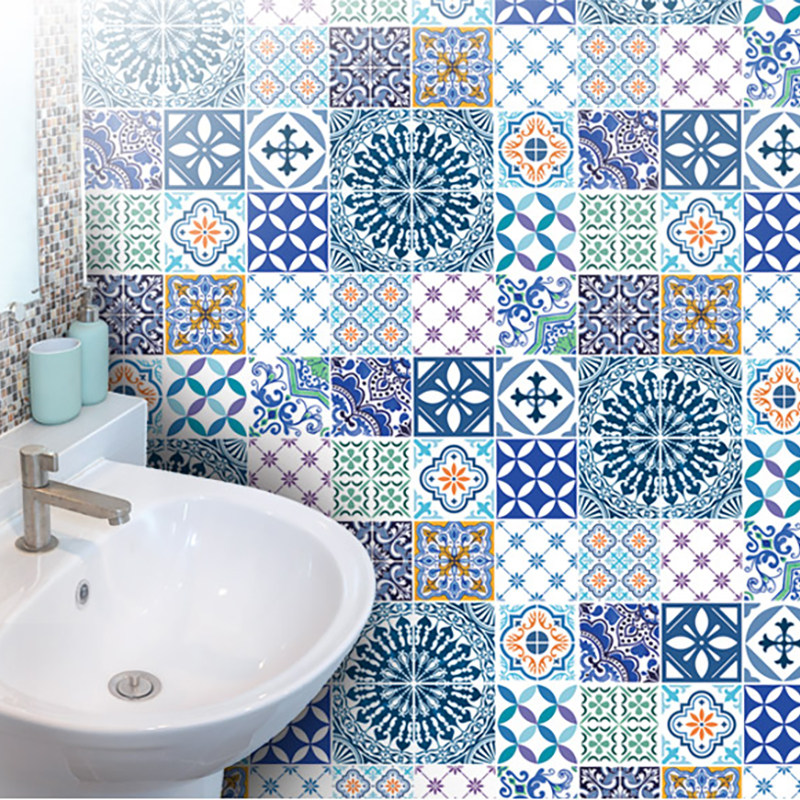浴室卫生间贴纸防水墙贴瓷砖贴补洞墙纸厨房墙面防油贴纸自粘遮丑,淘宝优惠券,粉丝福利购,淘宝优惠卷