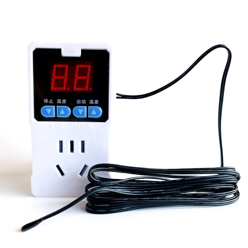 跳蛛冬季守宫爬宠温控器开关温度控制器插座宠物迷你便捷数显智能,淘宝优惠券,粉丝福利购,淘宝优惠卷