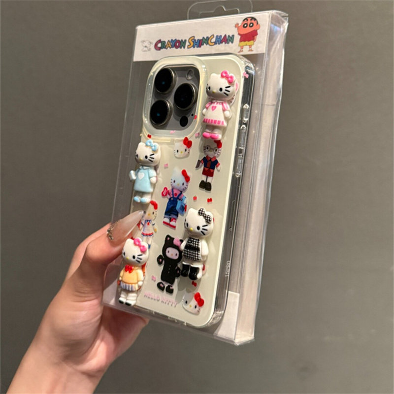 蝴蝶结满屏长腿kt适用苹果16promax手机壳新款iPhone15pro创意14pro个性可爱13p韩小众16pro全包防防摔保护套,淘宝优惠券,粉丝福利购,淘宝优惠卷