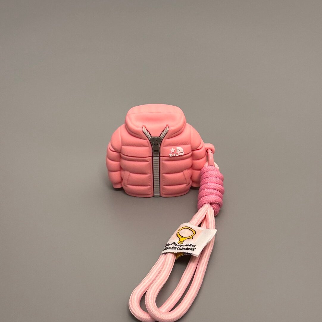 可爱羽绒服适用airpodspro2韩系保护套airpods3保护ins风aipods4苹果不撞壳蓝牙耳机套airpod光面ipod软壳Pro,淘宝优惠券,粉丝福利购,淘宝优惠卷