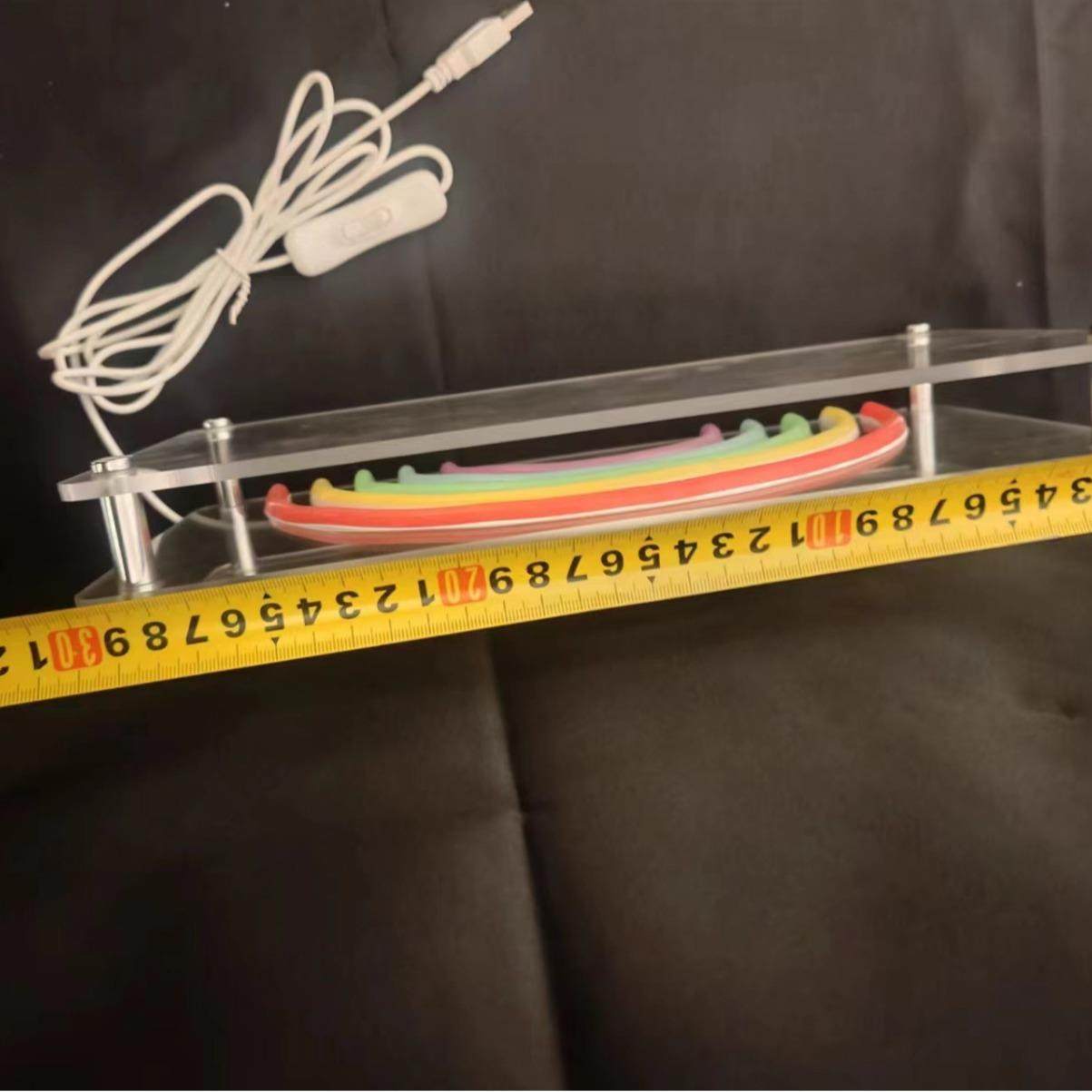 新款霓虹造型灯USB霓虹灯室内外落地摆放式彩虹小夜灯摆件,淘宝优惠券,粉丝福利购,淘宝优惠卷