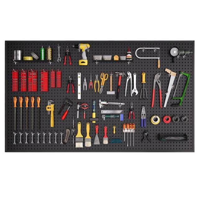Tool wall hole plate universal hanging plate storage rack wall storage rack punching plate hardware stainless steel finishing rack