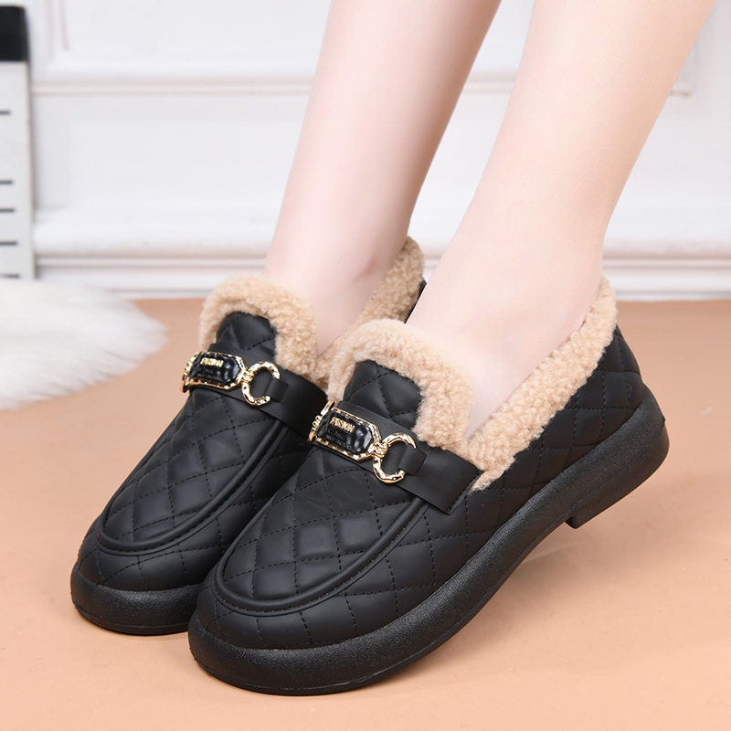 冬季新款保暖靴子老北京布鞋女棉鞋加绒妈妈鞋雪地靴棉靴豆豆鞋子,淘宝优惠券,粉丝福利购,淘宝优惠卷