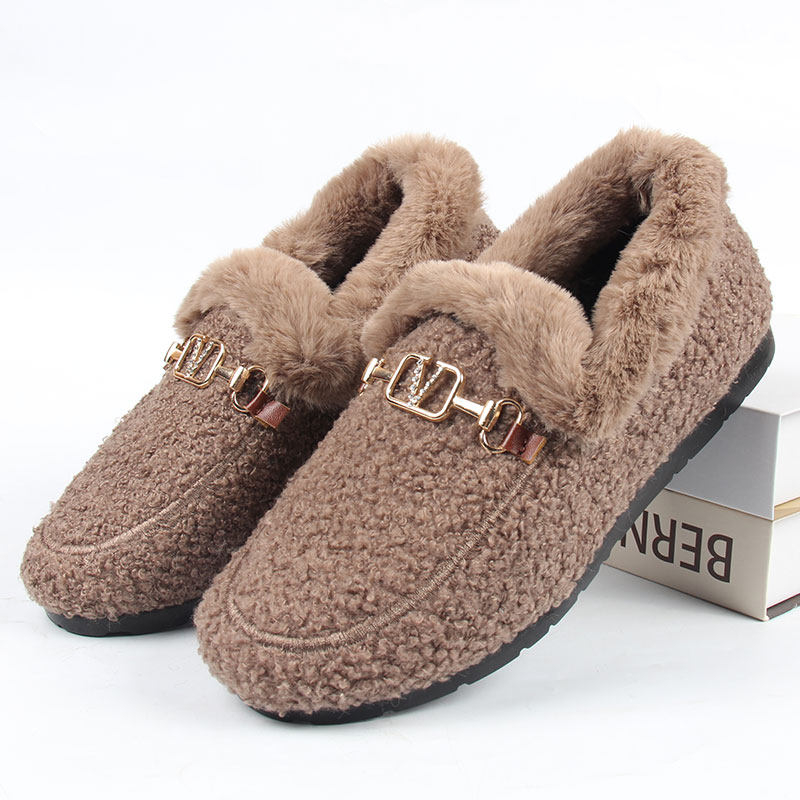 毛毛鞋老北京布鞋女冬款保暖二棉鞋中老年人加厚妈妈外穿时尚棉靴,淘宝优惠券,粉丝福利购,淘宝优惠卷