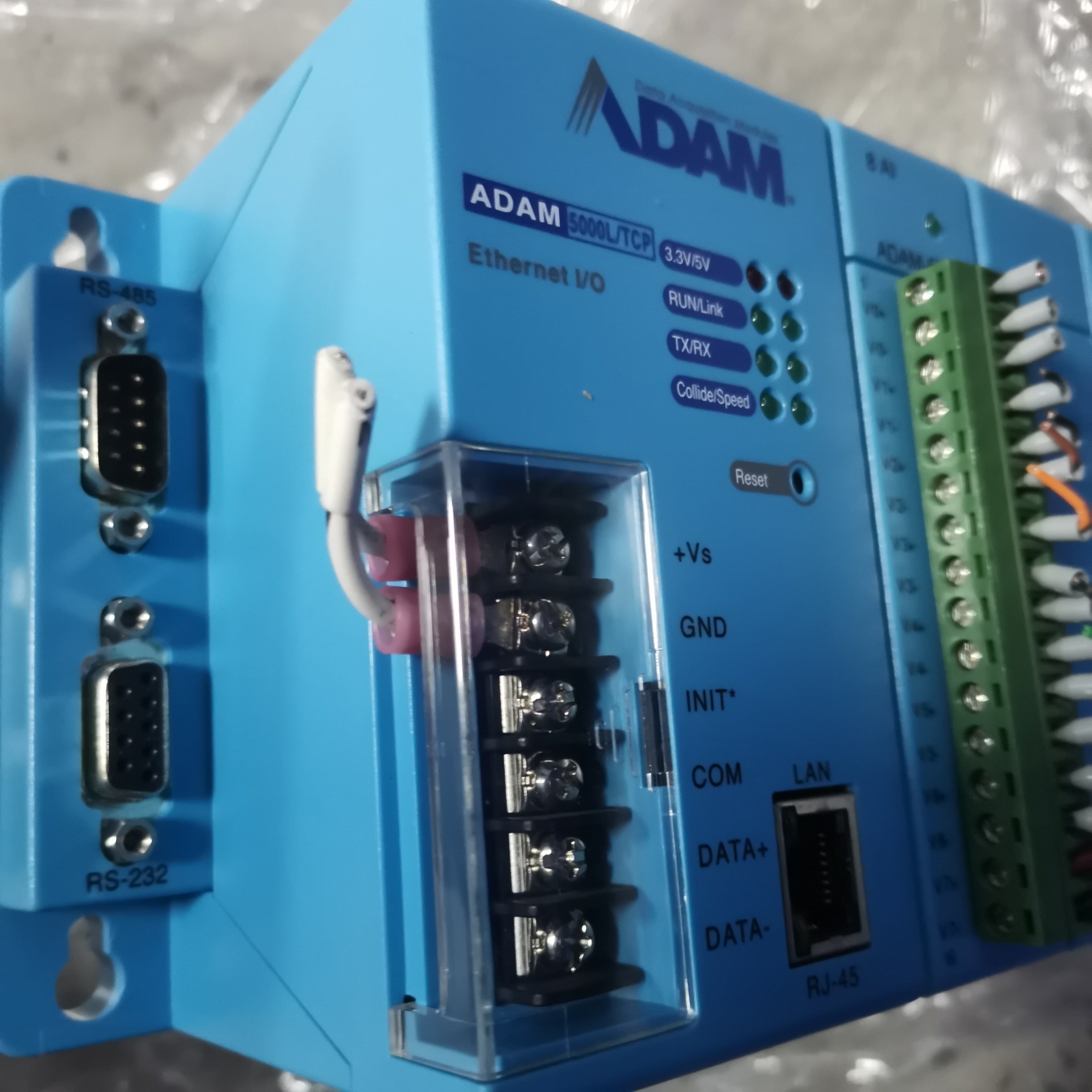 ADAM-5000L/TCP模块 ADAM-5017 8路模【白零商行】 - 图1