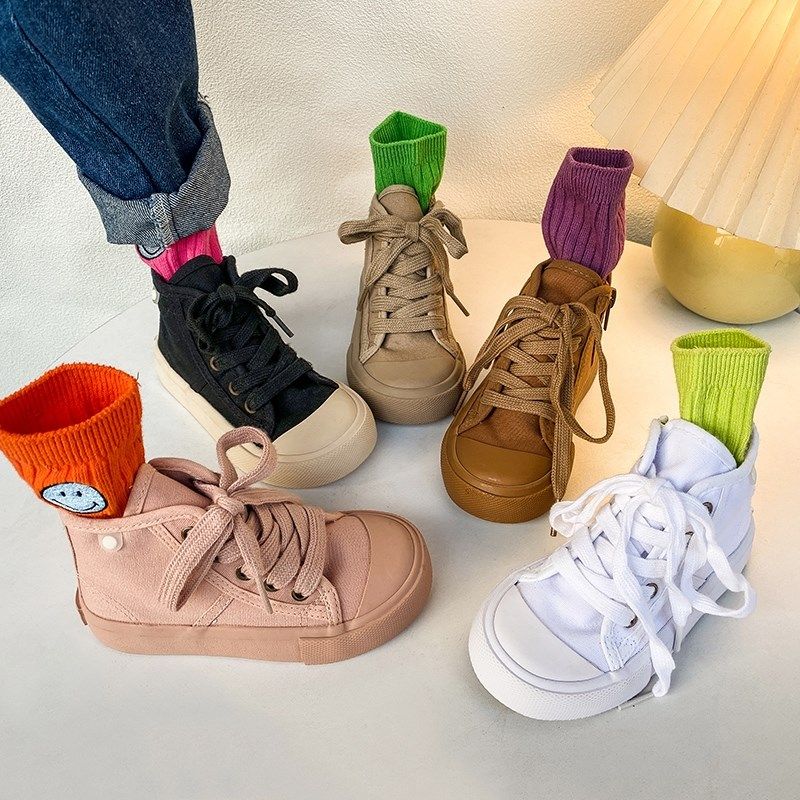 儿童帆布鞋春秋韩版休闲鞋防滑幼儿园室内鞋透气宝宝鞋男童女童鞋,淘宝优惠券,粉丝福利购,淘宝优惠卷