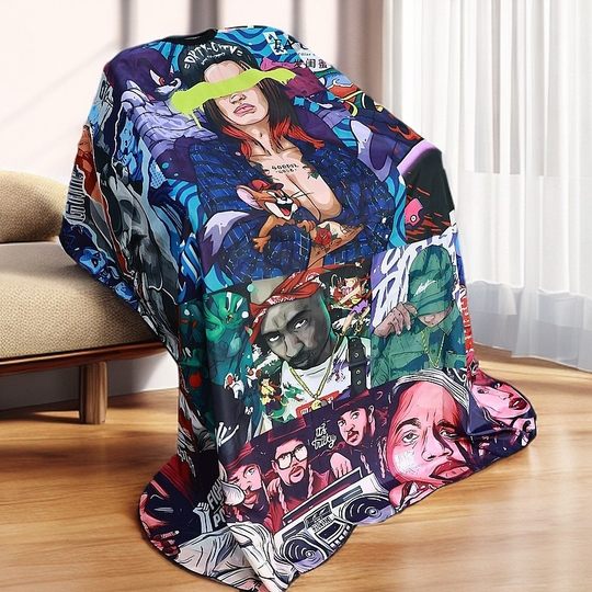 Men's haircut barbershop personalized custom high-end non-stick haircut barbershop trendy cartoon