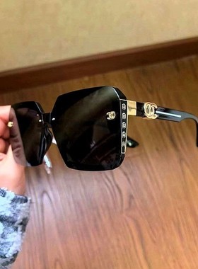 菲鹰鸟新款大框偏光太阳镜时尚金属简约高档网红防紫外线显脸眼镜