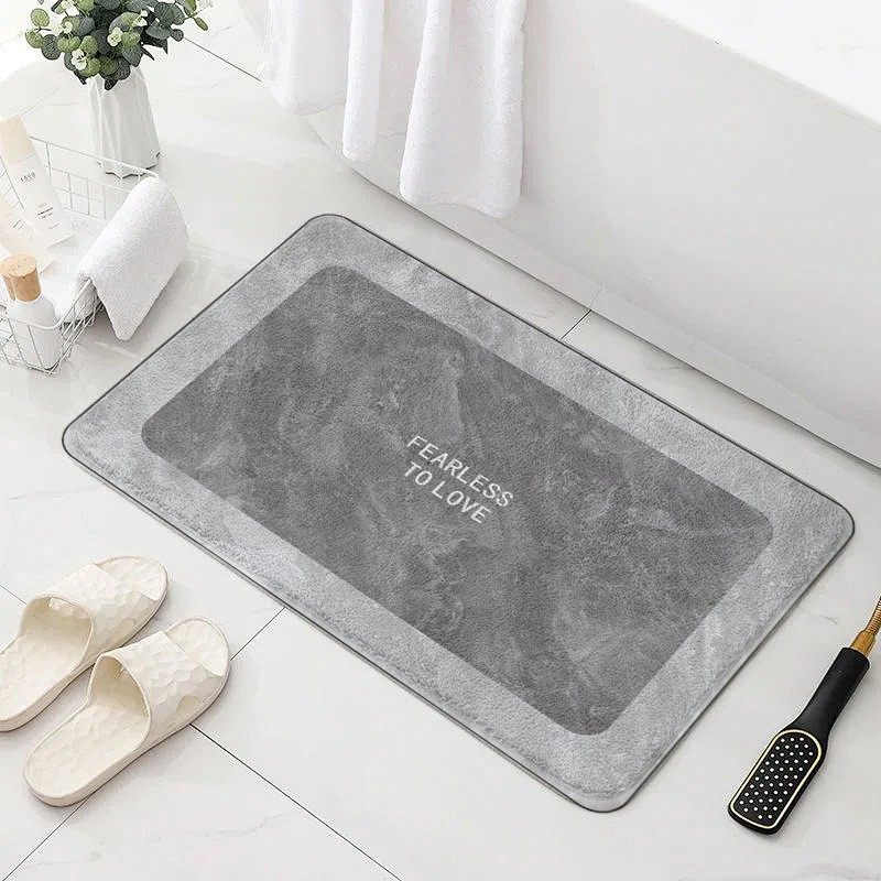 轻奢软硅藻泥防滑地垫浴室入户门垫卫生间耐磨门垫吸水垫速干,淘宝优惠券,粉丝福利购,淘宝优惠卷