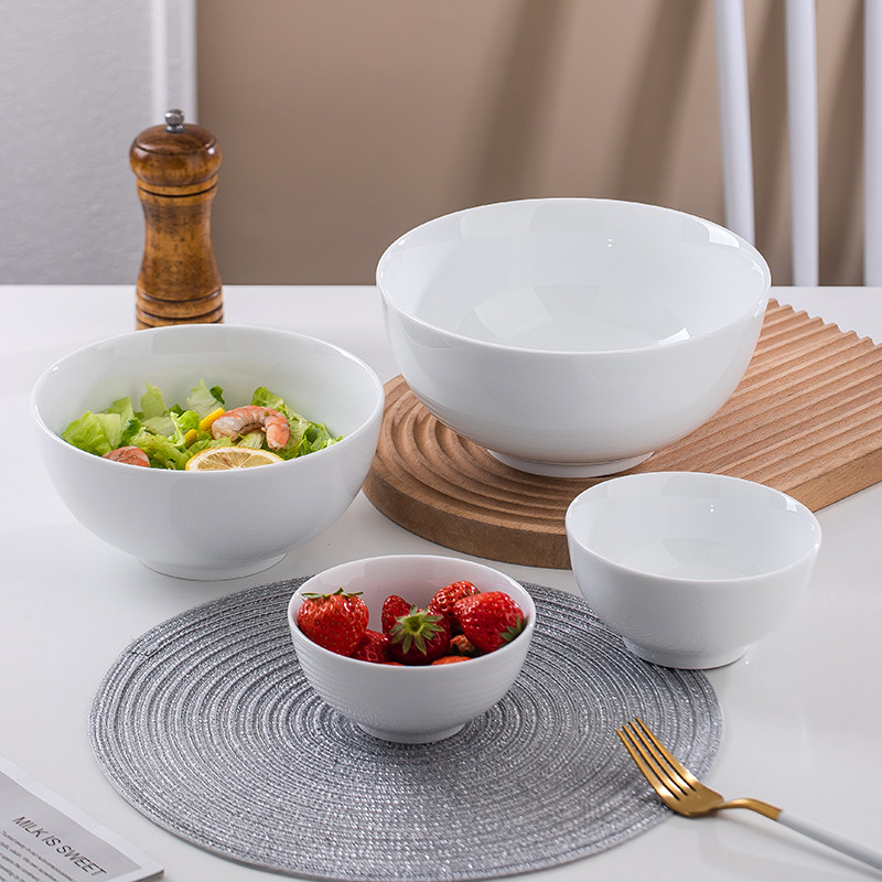 家用饭碗面碗汤碗2025年新款景德镇高白瓷陶瓷餐具釉下彩加厚防烫