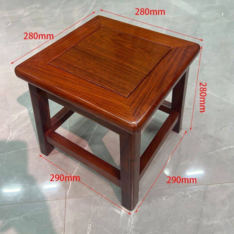 红木小方凳红木小方凳四方花梨木中式客厅实木家用板凳耐用矮凳换,淘宝优惠券,粉丝福利购,淘宝优惠卷