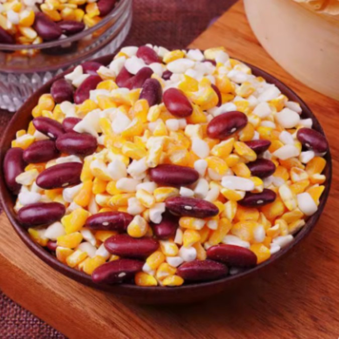 【5斤芸豆玉米碴】黑土地粘碴子杂粮组合农家现磨玉米粒早餐粗粮 - 图1