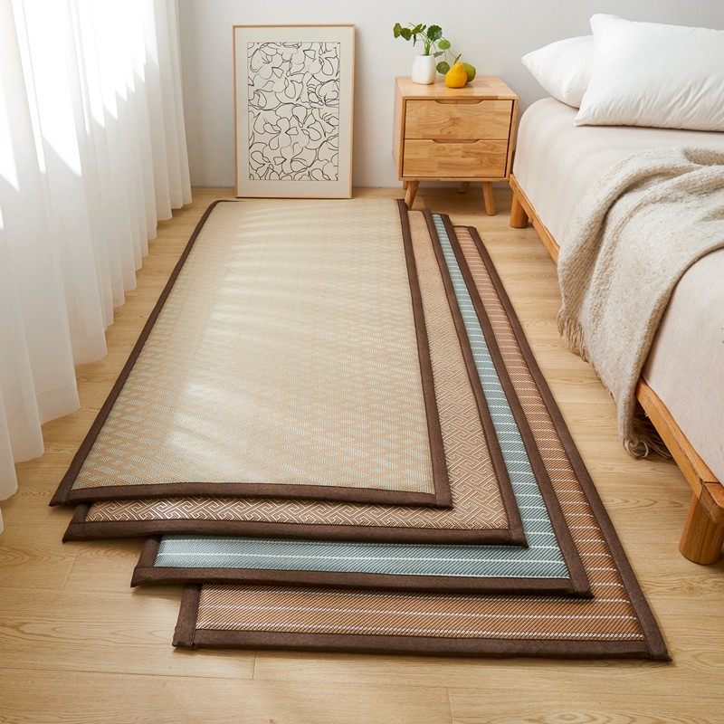 可定制凉席地垫夏天打地舖地上睡觉垫子床垫榻榻米藤席沙发垫席子,淘宝优惠券,粉丝福利购,淘宝优惠卷