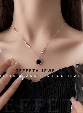 GEFFETA/格菲塔 秋冬精致款毛衣链双面佩戴不掉色加长版