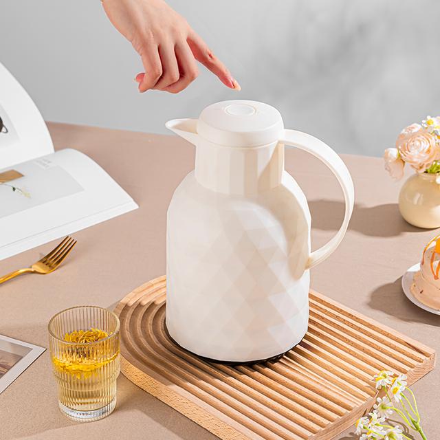 NERVISHI/乐唯诗家用保温壶按压出水大容量便携冷热 暖水壶冷水壶 - 图2