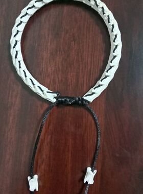 蟒骨手串打磨蛇骨天然文玩冷门原创手链简约定制饰品情侣高端