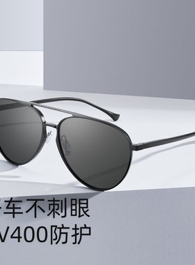 米家太阳镜 Luke 青苔灰 高清偏光防紫外线坚固轻盈经典飞行员款