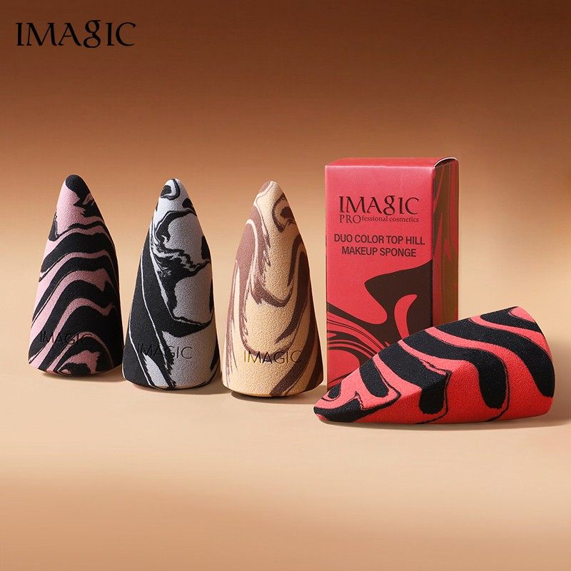 IMAGIC新品双色峰型粉扑柔软Q弹上妆服帖新手美妆蛋,淘宝优惠券,粉丝福利购,淘宝优惠卷