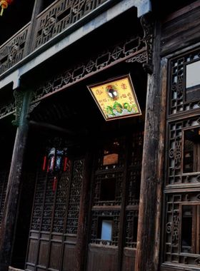 山海镇八卦镜室外摆件凸镜麒麟全铜镇宅山海镇室内挂件挂饰