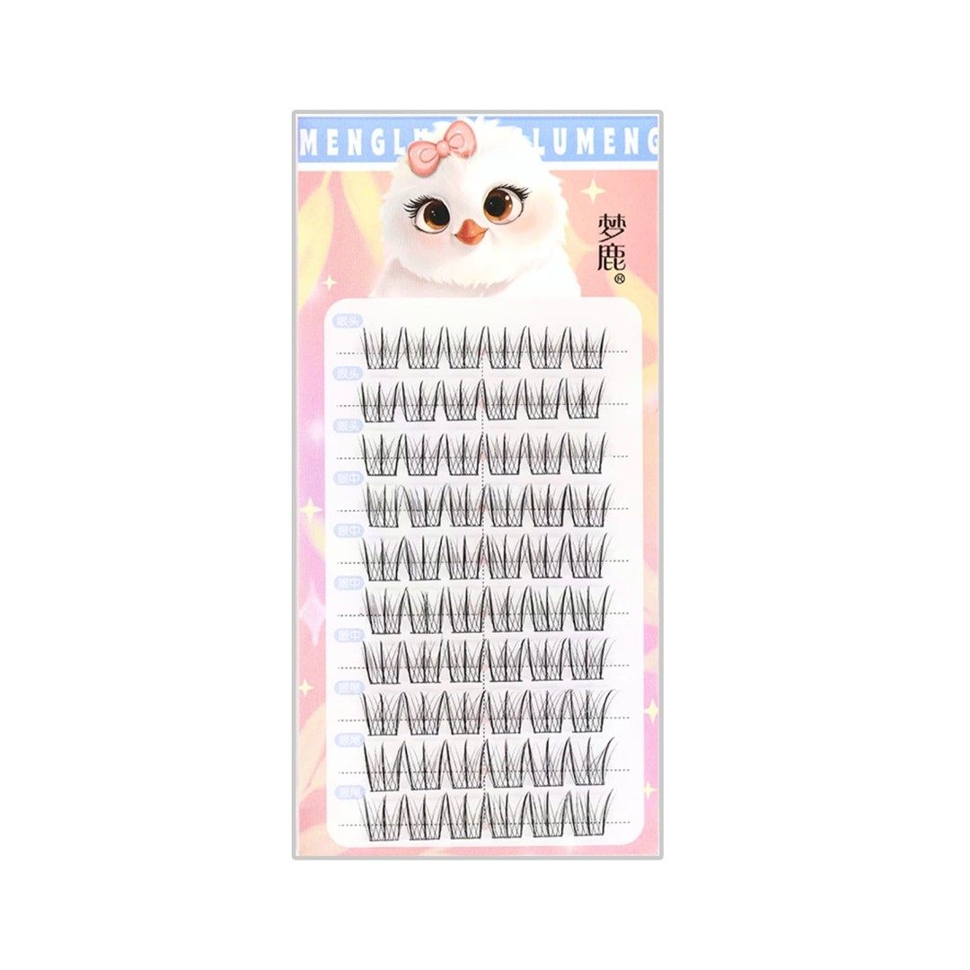 梦鹿免胶鸟啾啾浓密动物系单簇自然分段式假睫毛女团网红新手神器,淘宝优惠券,粉丝福利购,淘宝优惠卷