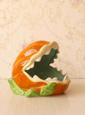 圣诞万节圣节活动气氛装饰品家居可爱奇趣客厅钥匙收纳陶瓷摆件