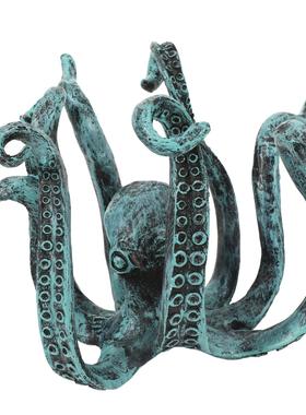 新品章鱼雕塑八爪鱼家居树脂摆件 客厅花园景观海洋美陈装饰摆件