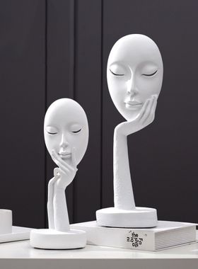 北欧思考者美睫创意家装饰品摆件客厅电视柜装饰柜美课工艺品摆设