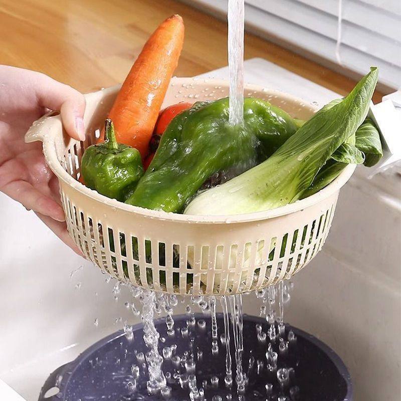 厨房大号圆形沥水篮双层洗菜沥水篮2元好物包邮小商品88vip商品,淘宝优惠券,粉丝福利购,淘宝优惠卷