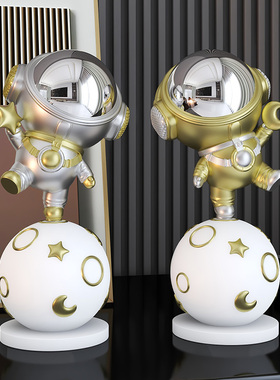 创意太空人宇航员小摆件客厅玄关电视柜酒柜装饰品家居办公室桌面