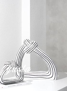 奶油风工艺摆件样板间客厅电视柜玄关柜儿童房艺术餐边柜软装饰品