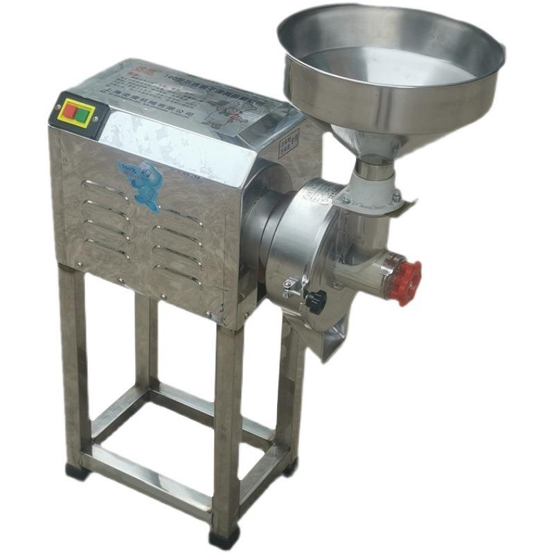 不锈钢干湿二用五谷杂粮磨粉磨浆机多功能粉碎机研磨大豆两用大米 - 图3