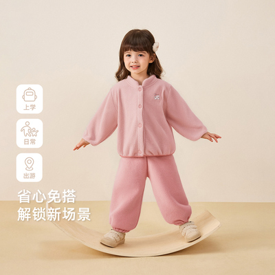 宝宝冬款外套3女童棉衣男童加厚高领棉袄冬保暖1小童加绒棉服秋冬