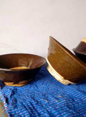 民俗老物件怀旧收藏老土碗旧碗农村酒碗旧货杂项老东西道具摆件