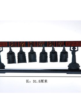 仿古单层曾侯乙青铜小编钟指尖江湖古典桌摆件武汉礼物旅游纪念品