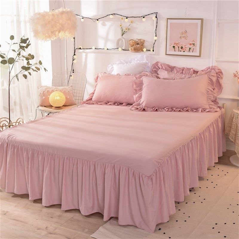 席梦思床罩床裙式床套单件防尘保护套1.5米1N.8m床单床垫床笠防滑,淘宝优惠券,粉丝福利购,淘宝优惠卷