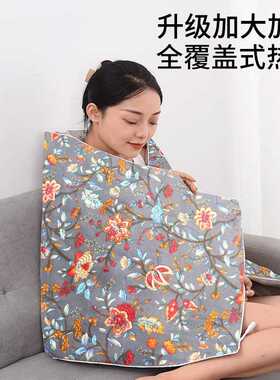 电加热艾灸毯艾草垫热敷包艾绒电加热垫家用全身热敷多功能艾灸毯