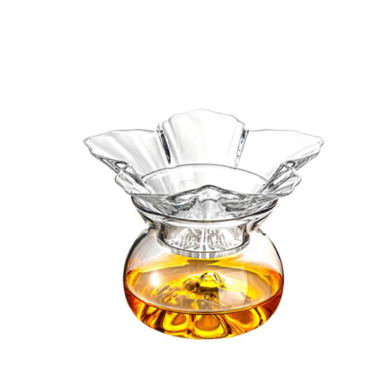 创意网玻璃茶漏茶滤精致高档公道杯茶叶过滤懒人泡茶茶隔功夫茶具 - 图3