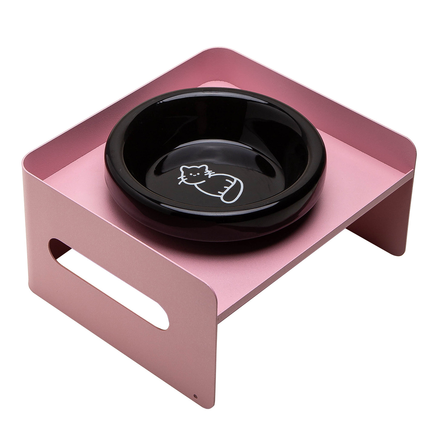Petdebby黑粉陶瓷猫狗碗增高防黑下巴猫咪饭碗狗食盆防打翻狗狗碗,淘宝优惠券,粉丝福利购,淘宝优惠卷
